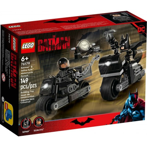 LEGO DC SUPER HEROES 76179 BATMAN AND SELINA KYLE MOTORCYCLE PURSUIT