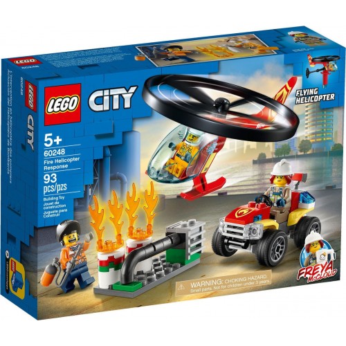 LEGO CITY 60248 FIRE HELICOPTER RESPONSE