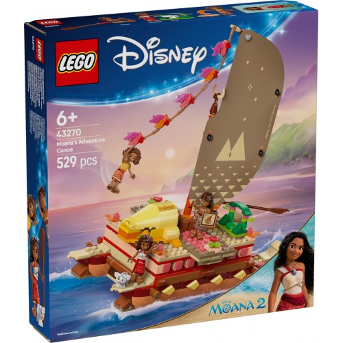 LEGO DISNEY 43270 MOANA'S ADVENTURE CANOE