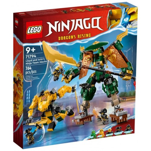 LEGO NINJAGO 71794 LLOYDS AND ARIN'S NINJA TEAM MECHS