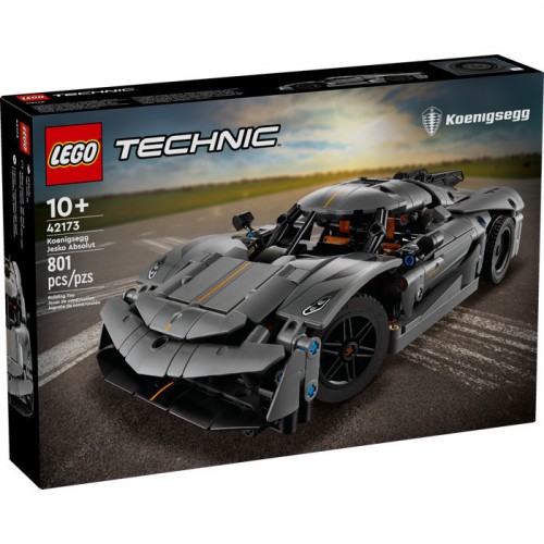 LEGO TECHNIC 42173 KOENIGSEGG JESKO ABSOLUT GREY HYPERCAR