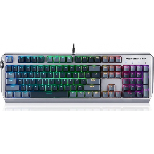 KEYBOARD MOTOSPEED CK80 WIRED RGB SILVER SWITCHES (US)