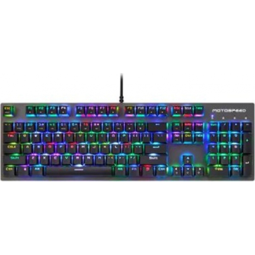 KEYBOARD MOTOSPEED CK89 WIRED RGB BRUSH GOLD WITH KAILH BOX WHITE SWITCH (US)