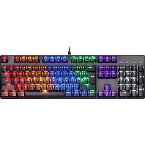 KEYBOARD MOTOSPEED K96 WIRED BLACK SIDE LASER RED SWITCHES (US)