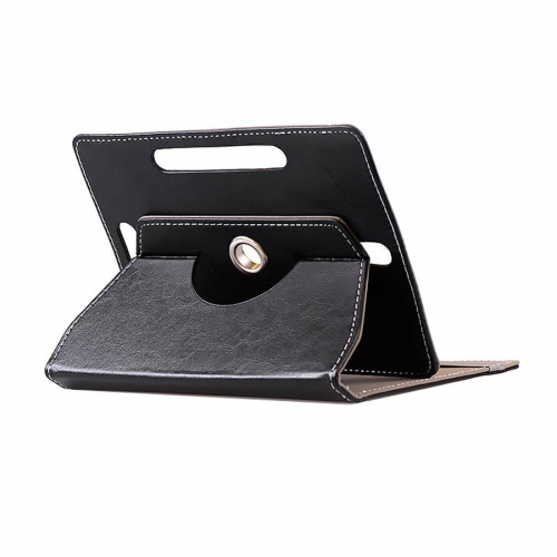 Θήκη για Tablet Universal 7" 360 Degrees Leather Book Stand Black