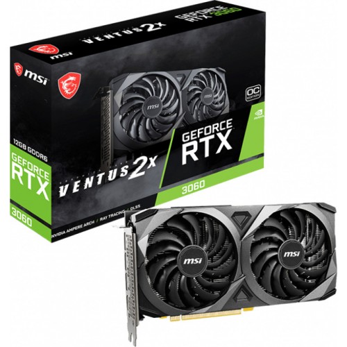 VGA MSI GEFORCE RTX 3060 12GB VENTUS 2X OC V397-022R