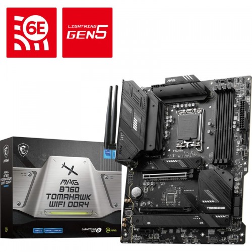 MOTHERBOARD MSI MAG B760 TOMAHAWK WIFI DDR4 (1700) 7D96-001R