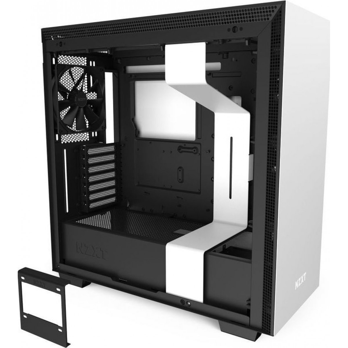 CASE NZXT H710 TOWER TEMPERED GLASS 272MM EATX WHITE CA-H710B-W1