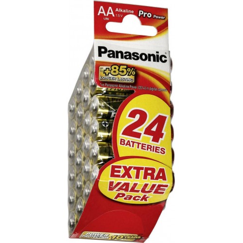 BATTERIES PANASONIC PRO POWER LR6 AA MIGNON 1X24