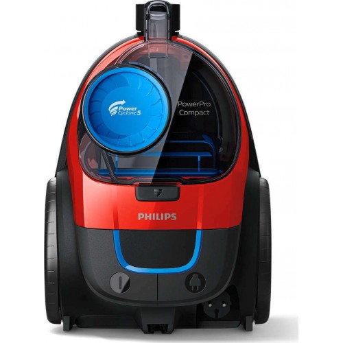 PHILIPS ΗΛΕΚΤΡΙΚΗ ΣΚΟΥΠΑ FC9330/09 650W ΜΕ ΚΑΔΟ 1,5LT BLACK/RED