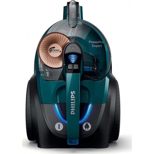 PHILIPS ΗΛΕΚΤΡΙΚΗ ΣΚΟΥΠΑ POWERPRO EXPERT FC9744/09 900W ΜΕ ΚΑΔΟ 2LT GREEN