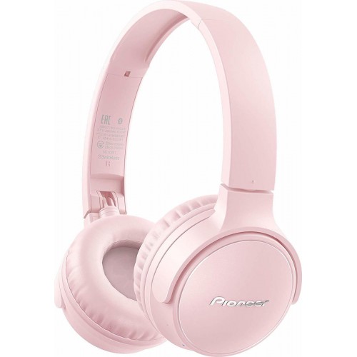 HEADPHONES PIONEER BLUETOOTH WIRELESS PINK SE-S3BT-P