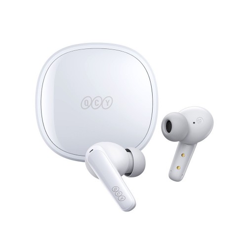 QCY T13X TWS WHITE - 30 HOUR BATTERY - TRUE WIRELESS EARBUDS 