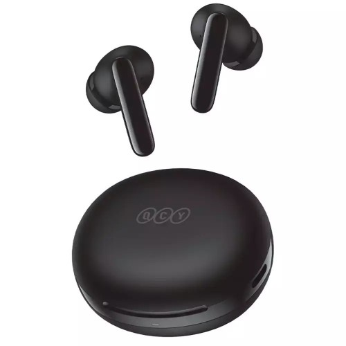 HANDS FREE QCY T13 ANC 2 TWS 28DB ACTIVE NOISE CANCEL BLACK 