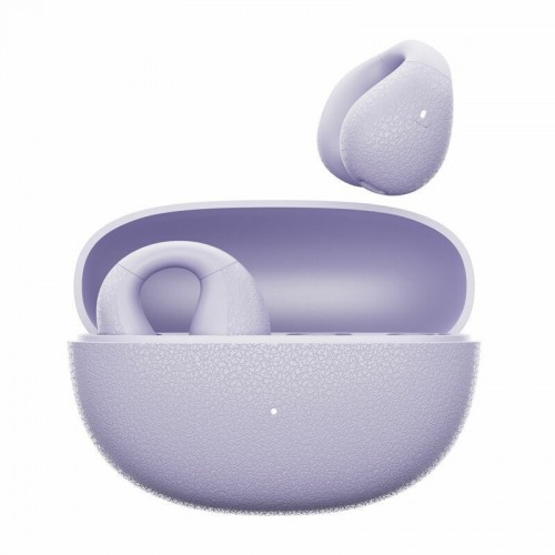 HANDS FREE QCY CROSSKY C10 PURPLE OPEN EAR TPU EARCLIP IPX5 CALL NOISE REDUCTION