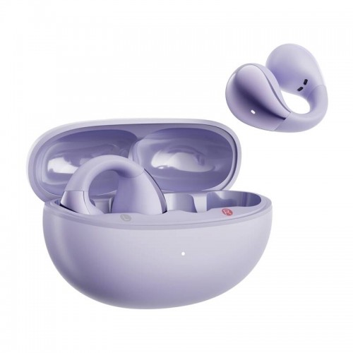 HANDS FREE QCY CROSSKY C30 PURPLE OPEN EAR TPU EARCLIP BASS ENHANCE ALGO BT 5.4