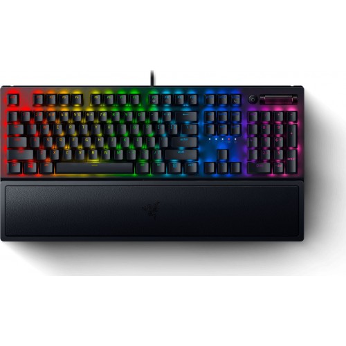 KEYBOARD RAZER BLACKWIDOW V3 WRIST REST MECHANICAL GAMING GREEN SWITCHES RZ03-03541200-R3P1 GR