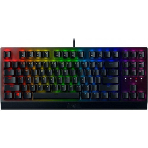 KEYBOARD RAZER BLACKWIDOW V3 TENKEYLESS MECHANICAL GAMING (YELLOW SWITCHES) RZ03-03491800-R3M1 US