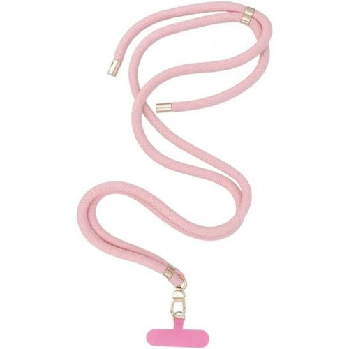 PENDANT SWING FOR THE PHONE ADJASTABLE LENGTH / CORD LENGTH 165cm / ON THE SHOULDER OR NECK PINK WHITE