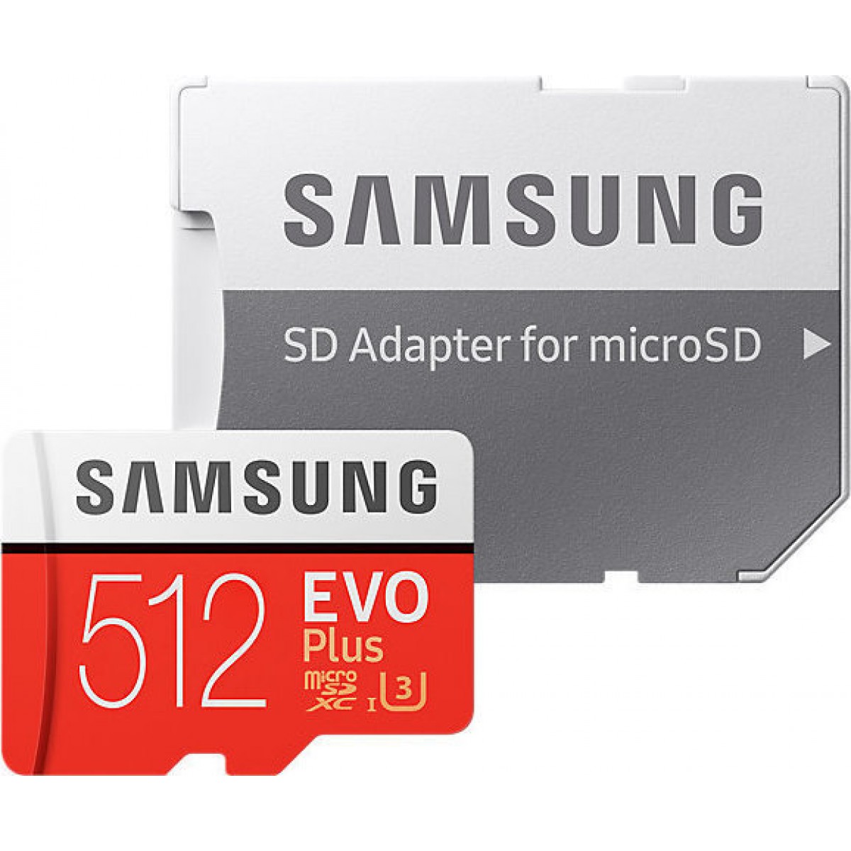 SAMSUNG MICRO SDXC 512GB CLASS 10 U3 EVO+  (WITH ADAPTOR) (MB-MC512HA)