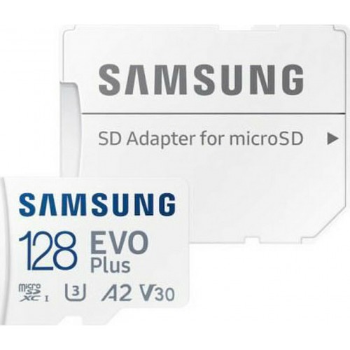 SAMSUNG MICRO SDXC 128GB CLASS 10 U3 EVO+ MB-MC128KA/EU ADAPTOR