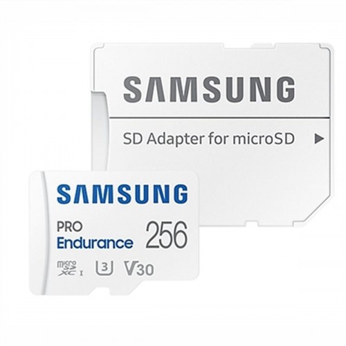 SAMSUNG MICRO SDXC PRO ENDURANCE 256GB CLASS 10 U3 V30 MB-MJ256KA ADAPTOR