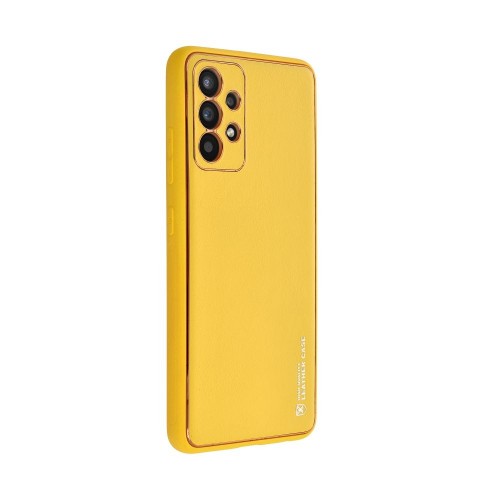 ΘΗΚΗ ΓΙΑ SAMSUNG GALAXY A34 5G FORCELL LEATHER YELLOW