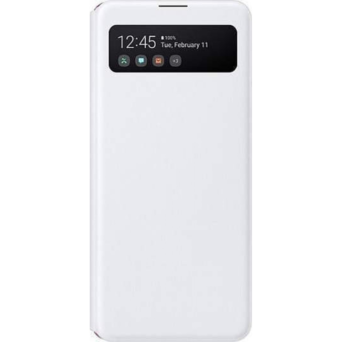 Θήκη για Samsung Galaxy A41 S-View Wallet Cover White Blister EF-EA415PWE