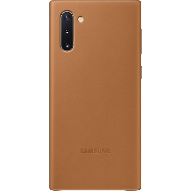 Θήκη για Samsung Galaxy Note 10 Leather Cover Camel Original  EF-VN970LAE