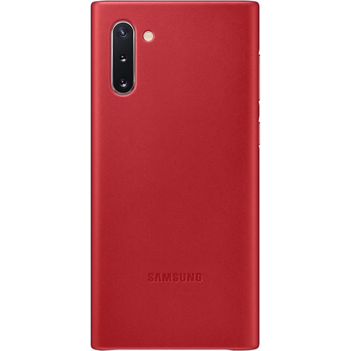 Θήκη για Samsung Galaxy Note 10 Leather Cover Red Original EF-VN970LREGWW