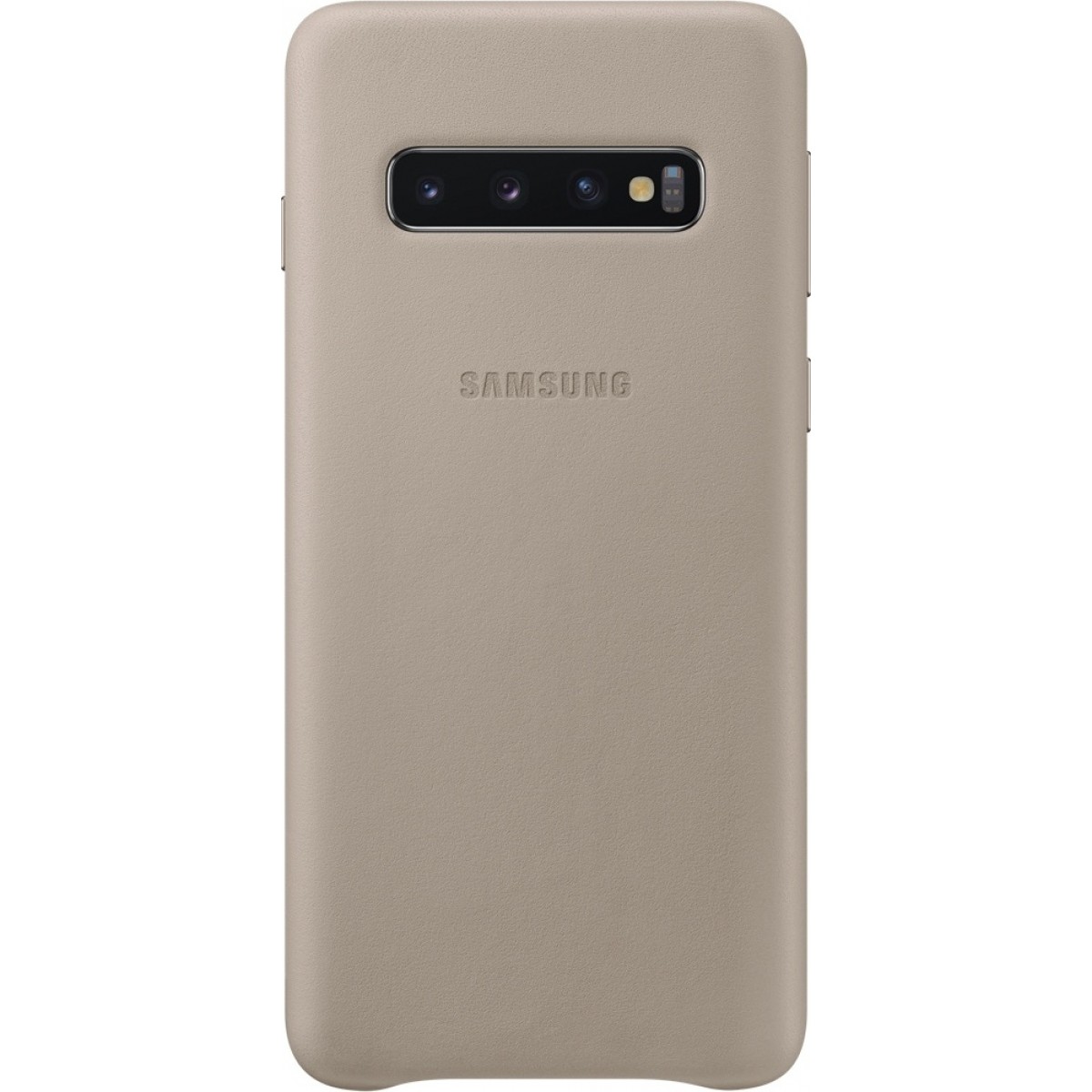 Θηκη για Samsung Galaxy S10 Leather Cover Grey Original EF-VG973LJE