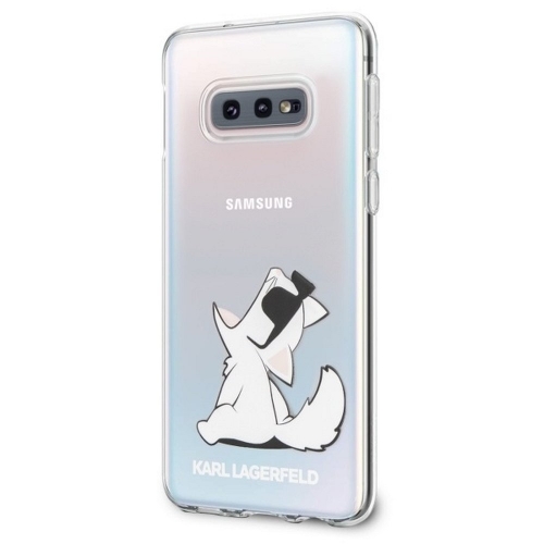 Θήκη για Samsung Galaxy S10e Faceplate Karl Lagerfeld Clear KLHCS10LCFNRC