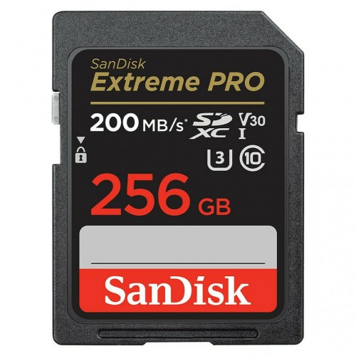 SANDISK SDXC EXTREME PRO 256GB UHS-I C10 U3 V30