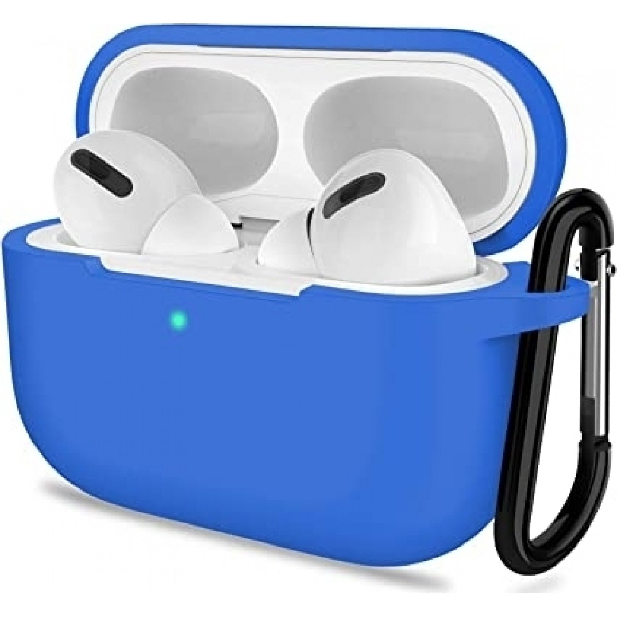 Θηκη για Apple Airpods Pro Senso Silicone Case with Holder Cyan SEBAIRPROC
