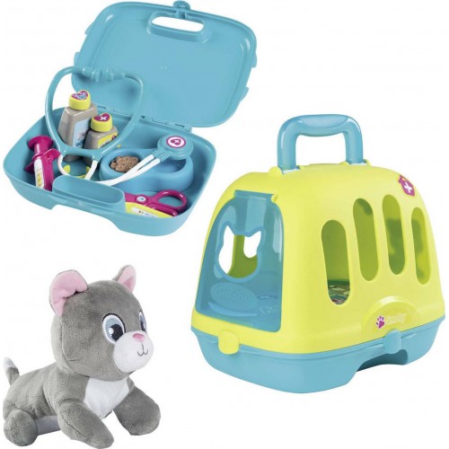 SMOBY CHILDREN'S MEDICAL SET VETERINARIAN'S SUITCASE 7/340302