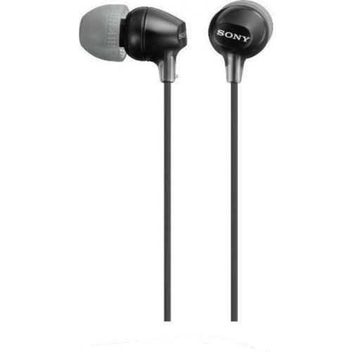 SONY IN EAR HEADPHONES MDR-EX15LPB BLACK