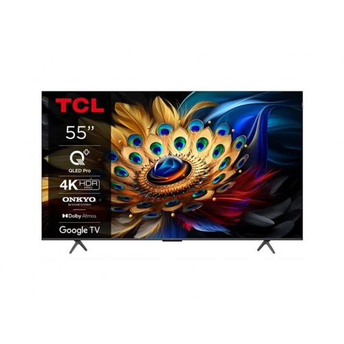 TV TCL 55" 55C61B 4K QLED GOOGLE TV AND GAME MASTER 3.0 OPENBOX