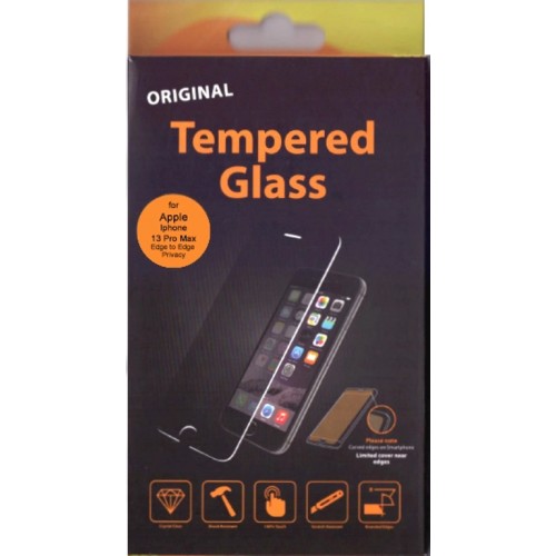 TEMPERED GLASS 9H TT EDGE PRIVACY FOR APPLE IPHONE 13/13 PRO/14 - TCT11092