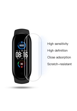 TEMPERED GLASS PET PROTECTOR FOR SMARTWATCH XIAOMI BAND 5
