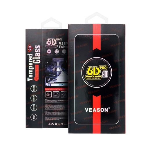 TEMPERED GLASS 9H 6D PRO VEASON BLACK FOR SAMSUNG GALAXY A54 5G