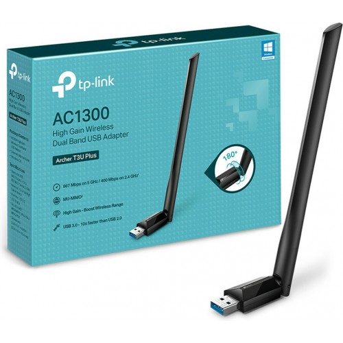 WIRELESS ADAPTER TP-LINK ARCHER T3U PLUS USB 3.0