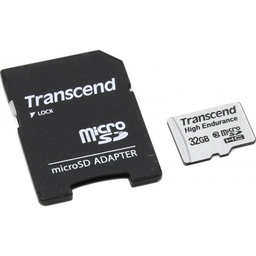 MICRO SDHC TRANSCEND 32GB CLASS 10 TS32GUSDHC10 WITH ADAPTER