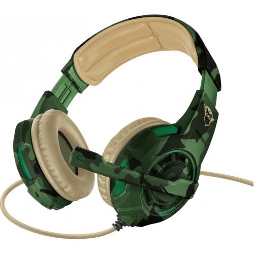 HEADPHONES TRUST GTX 310C RADIUS JUNGLE CAMO 22207 GAMING