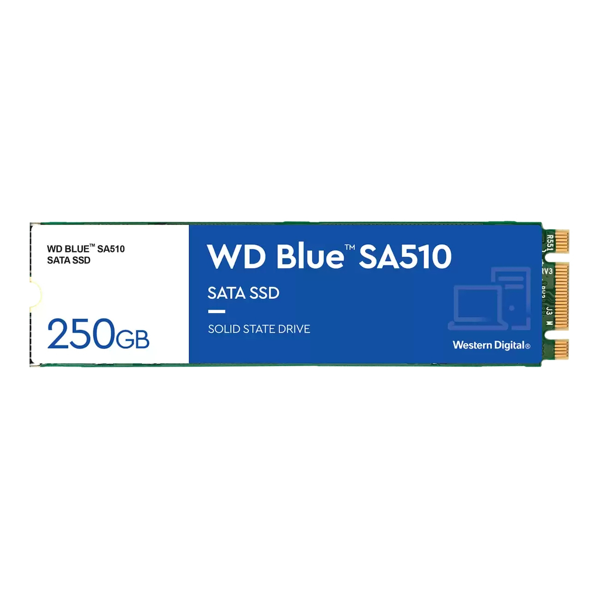 SSD WD BLUE 500GB SA510 PCIE NVME M.2 WDS500G3B0B