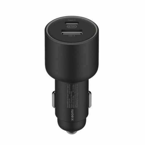 XIAOMI 67W CAR CHARGER USB-A & TYPE-C BLACK BHR6814GL