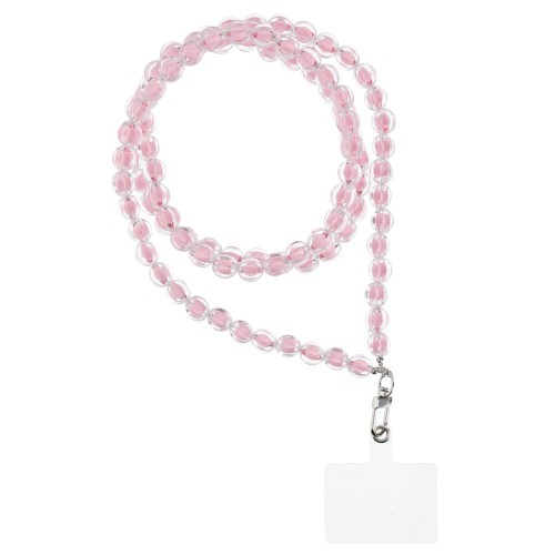 COLORFUL PENDANT FOR THE PHONE WITH CORD LENGTH 120cm PINK