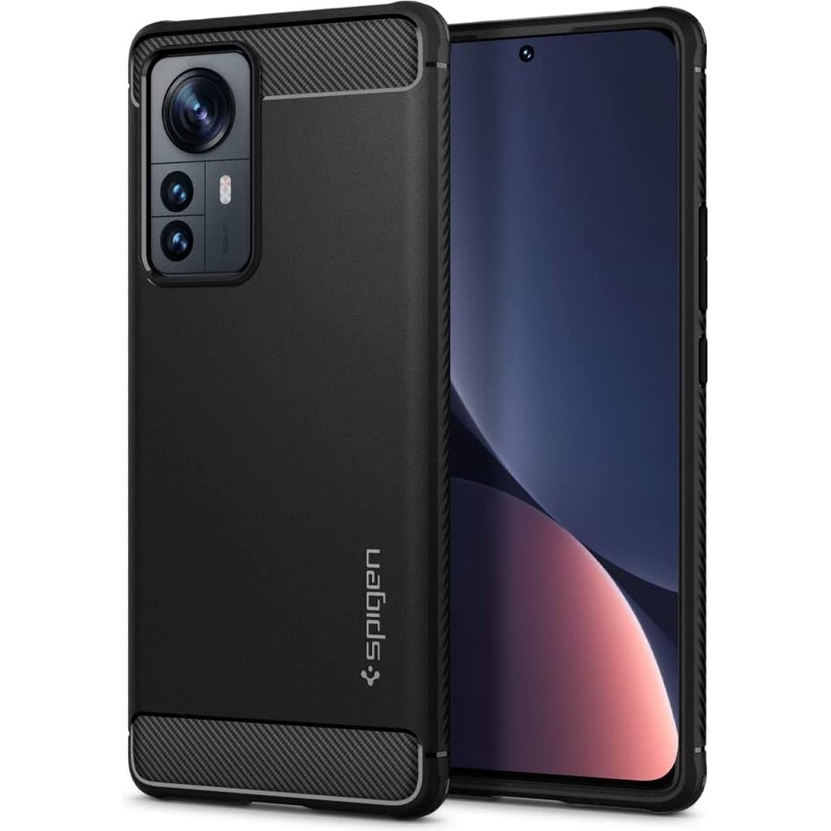 ΘΗΚΗ ΓΙΑ XIAOMI 12 PRO SPIGEN RUGGED ARMOR MATTE BLACK ACS04361
