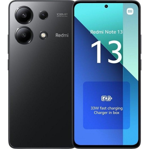 XIAOMI REDMI NOTE 13 256GB 8GB 4G DUAL NFC MIDNIGHT BLACK EU 23124RA7EO