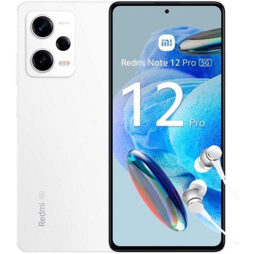 XIAOMI REDMI NOTE 12 PRO 256GB 8GB 5G NFC DUAL POLAR WHITE EU 22101316G