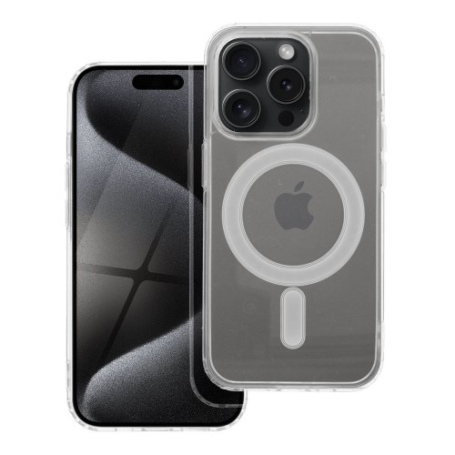 ΘΗΚΗ ΓΙΑ APPLE IPHONE 15 PRO MAX CLEAR MAG COVER COMPATIBLE WITH MAGSAFE